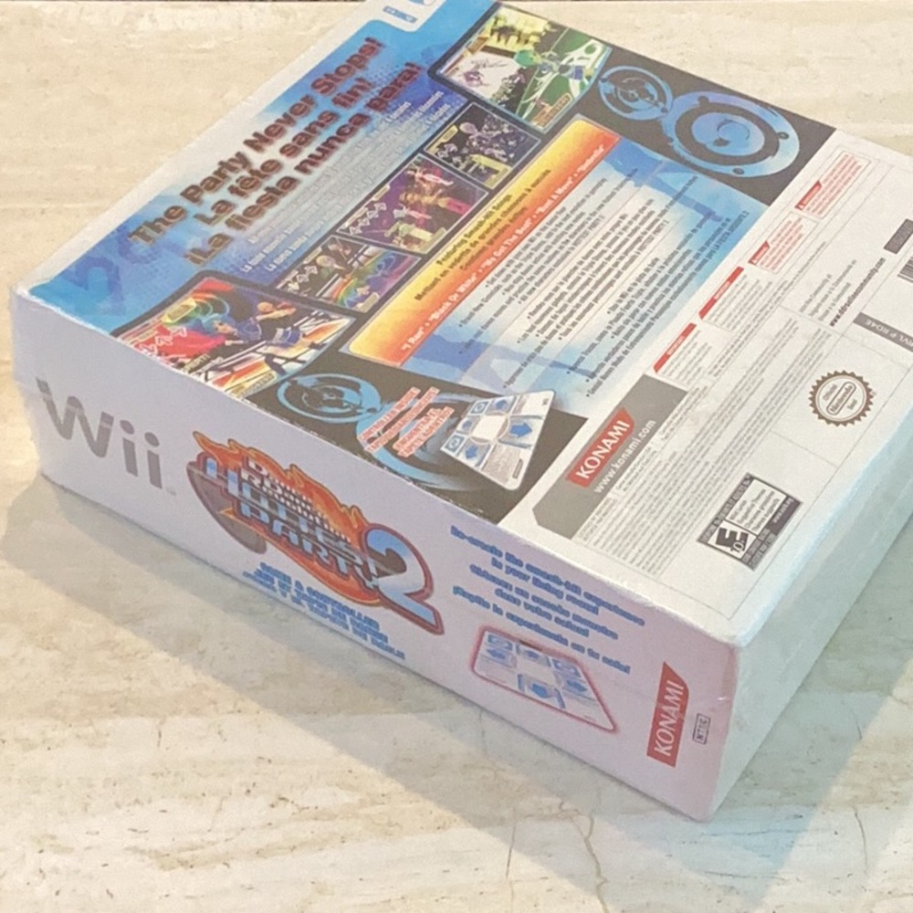 Dance Dance Revolution 2 & Dance Mat Hottest Party Nintendo Wii Game New In Box - Picture 7 of 16
